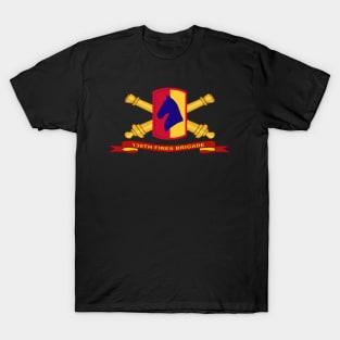 138th Fires Bde w Br - Ribbon T-Shirt